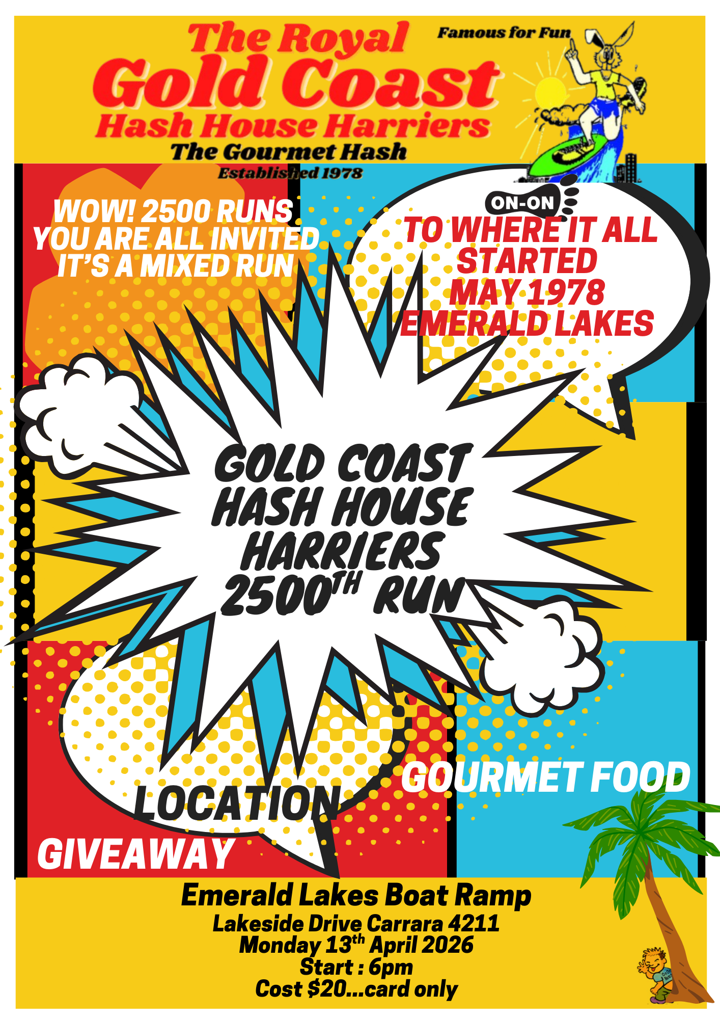 Gold Coast Hash House Harriers 2500th Run image